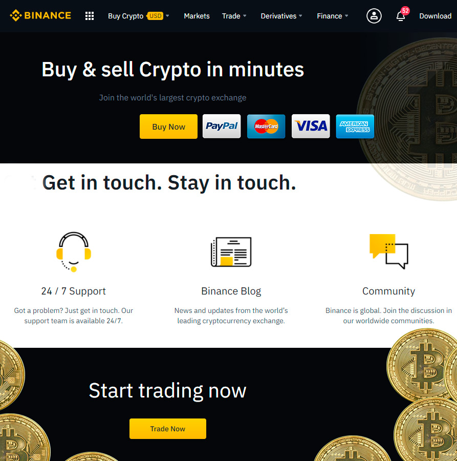 Buy cryptocurrency binance coin in new york